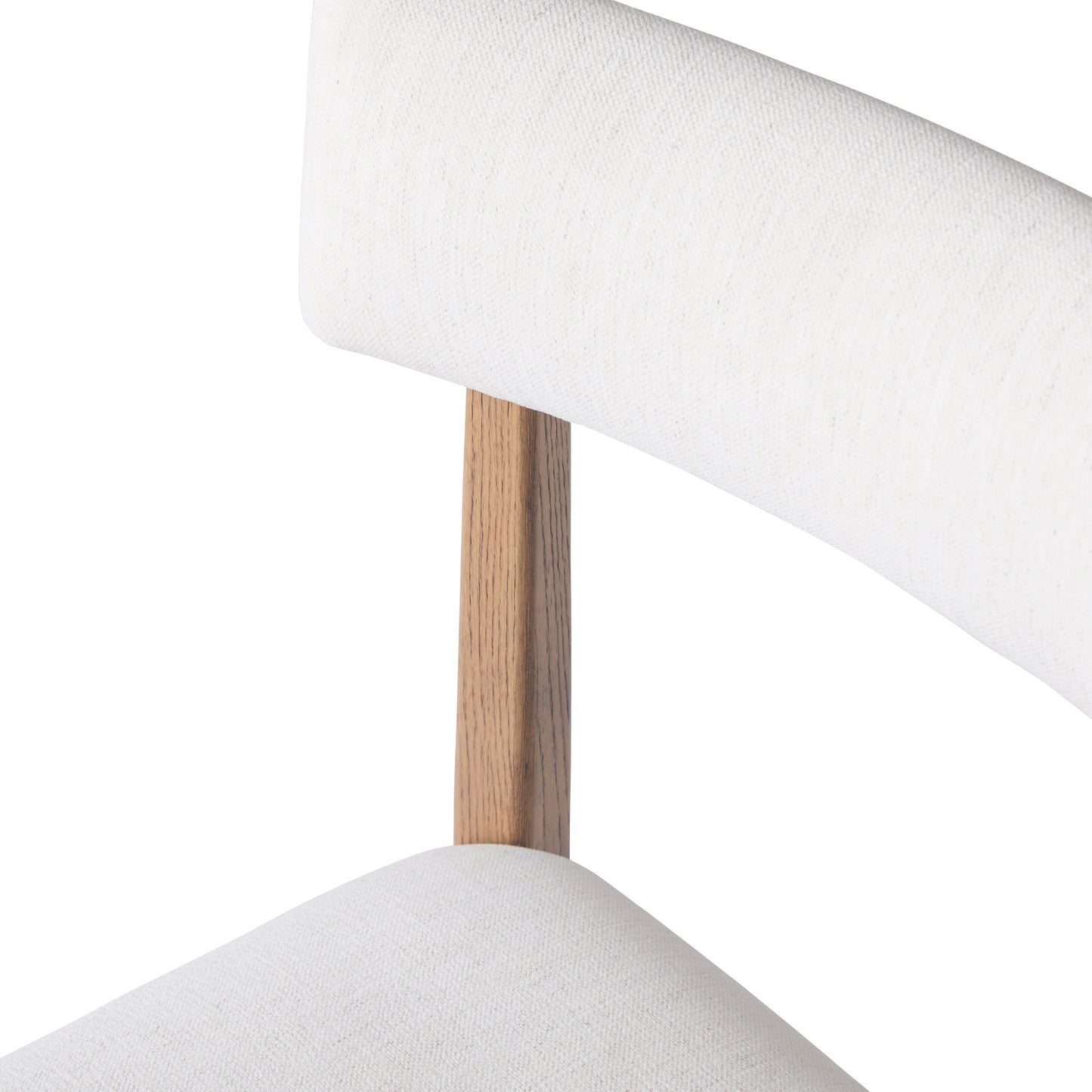 Ensemble de 2 chaises d'appoint Prague, couleur crème