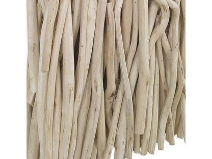 Décoration murale carrée en bois blanchi Abbyson Home Giver