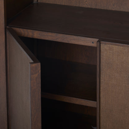 Bibliothèque ouverte incurvée JoJo Fletcher Sawyer