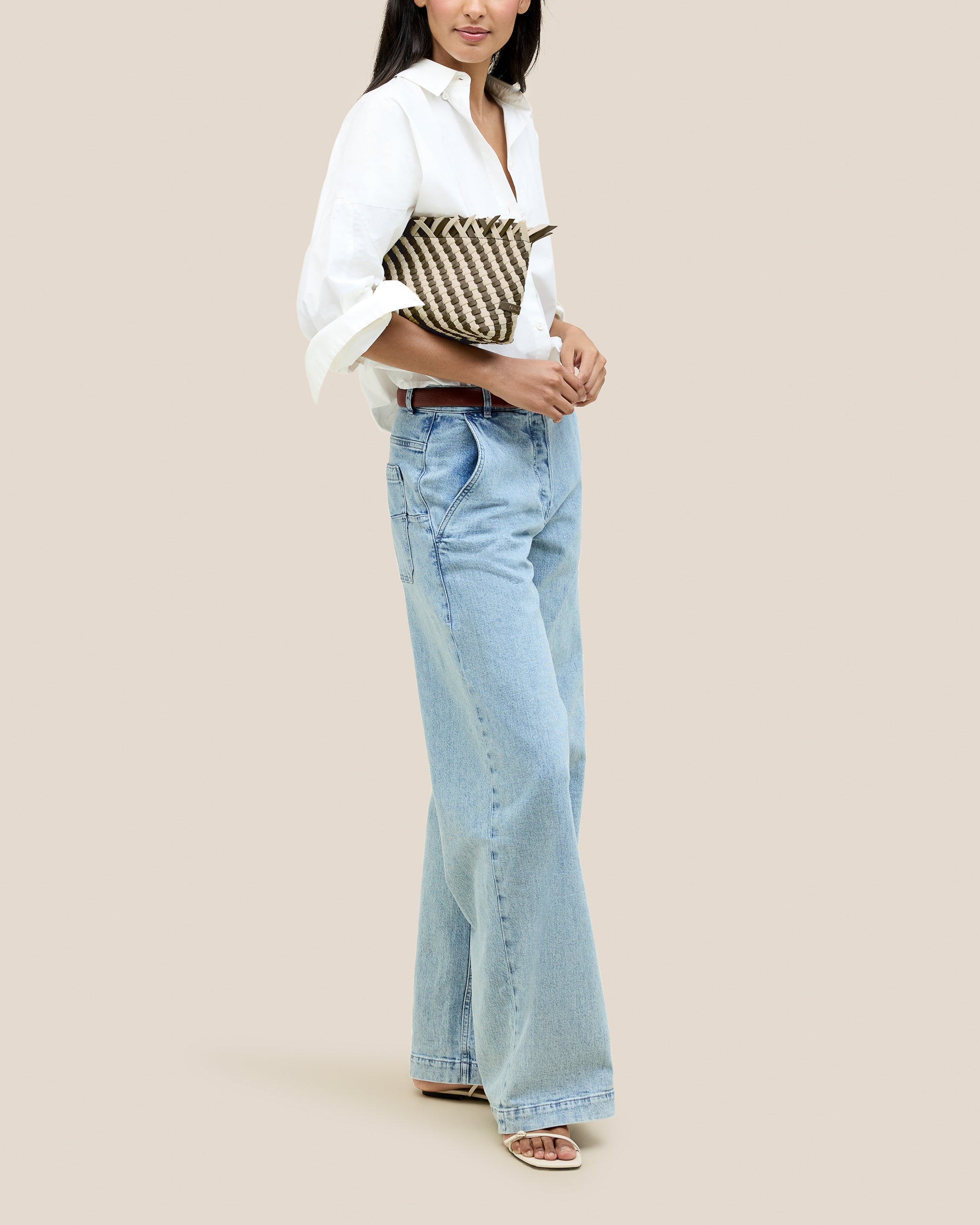 Pochette Havana rayée | Carrara