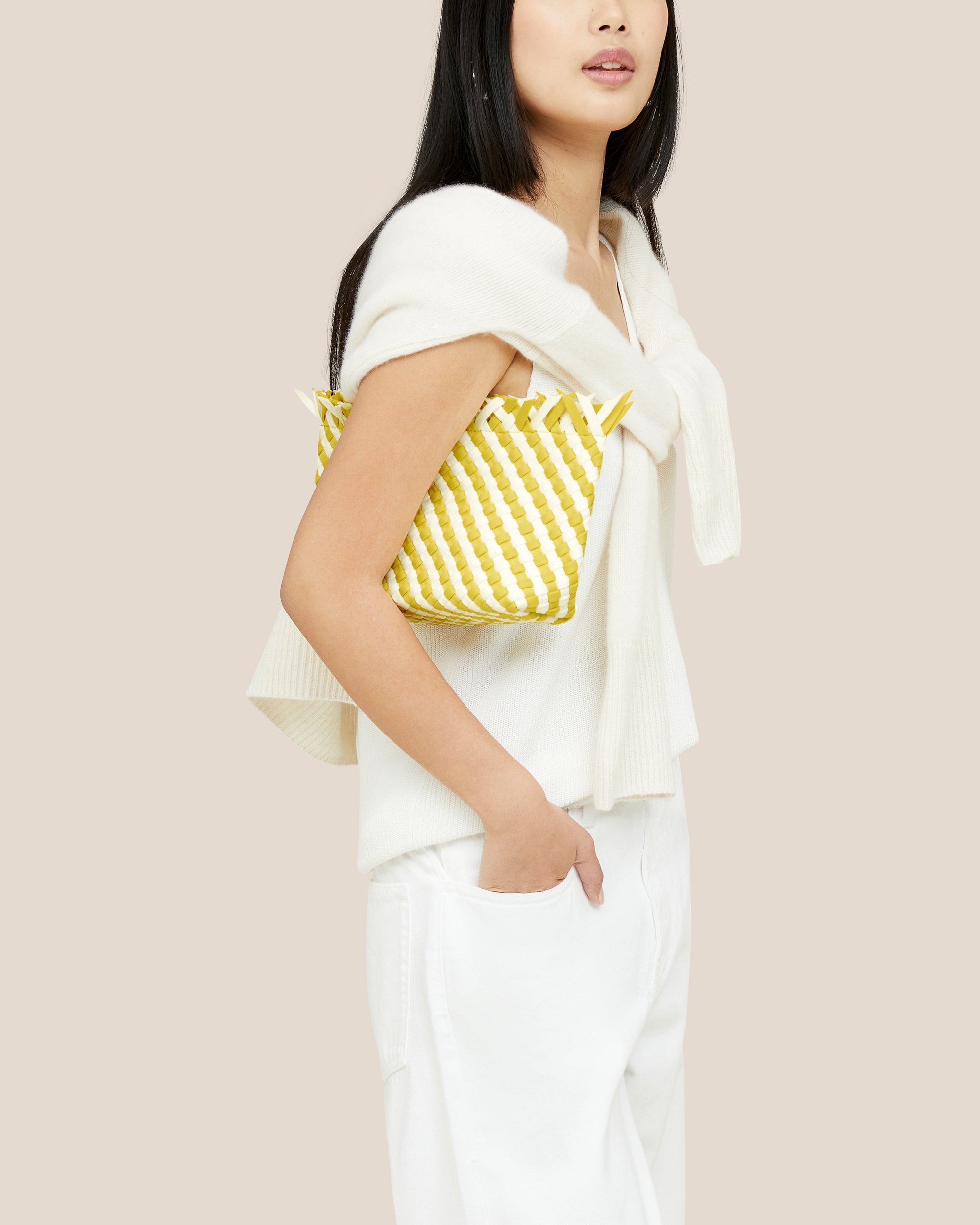 Pochette Havana rayée | Soleil