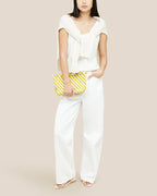 Pochette Havana rayée | Soleil