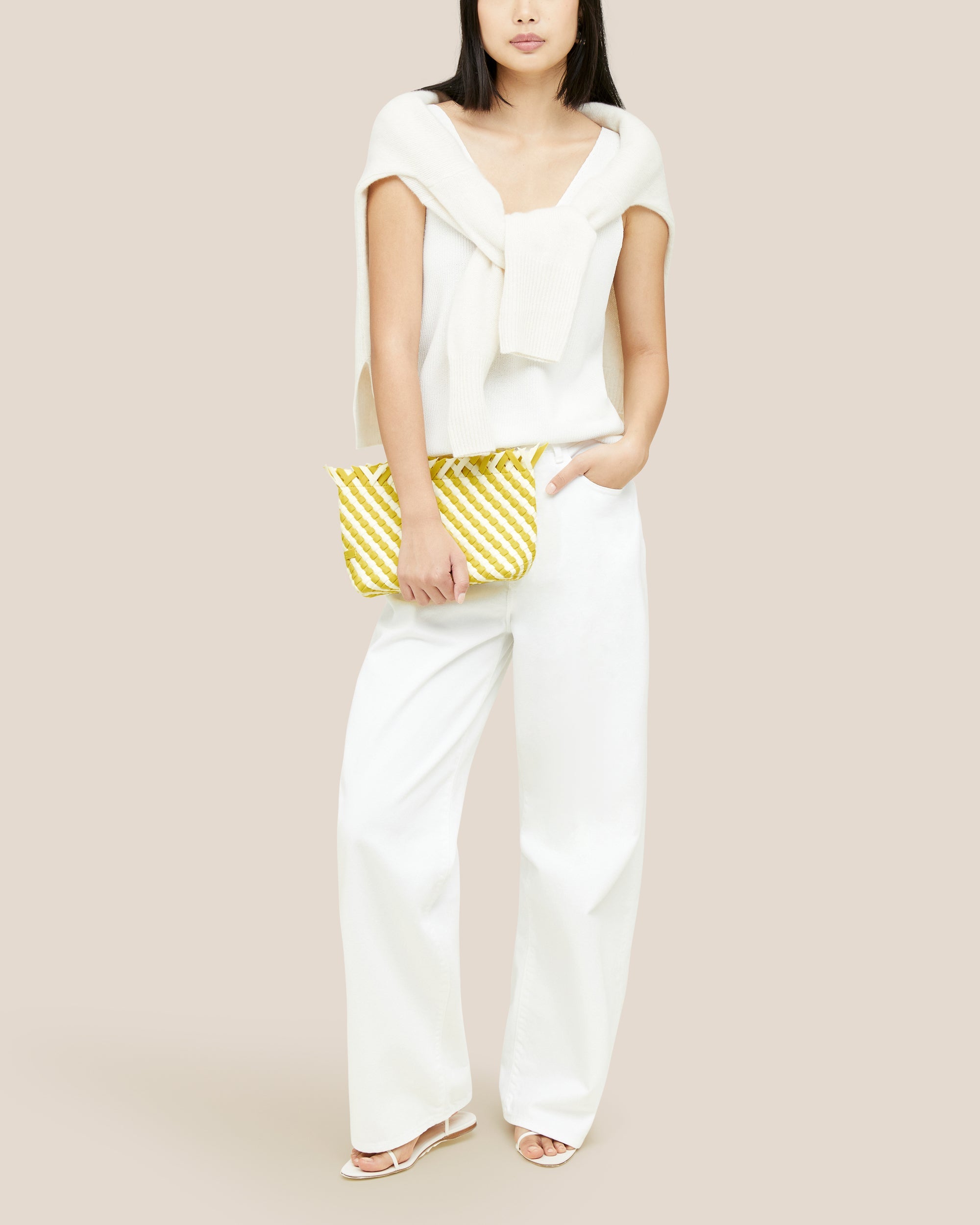 Pochette Havana rayée | Soleil
