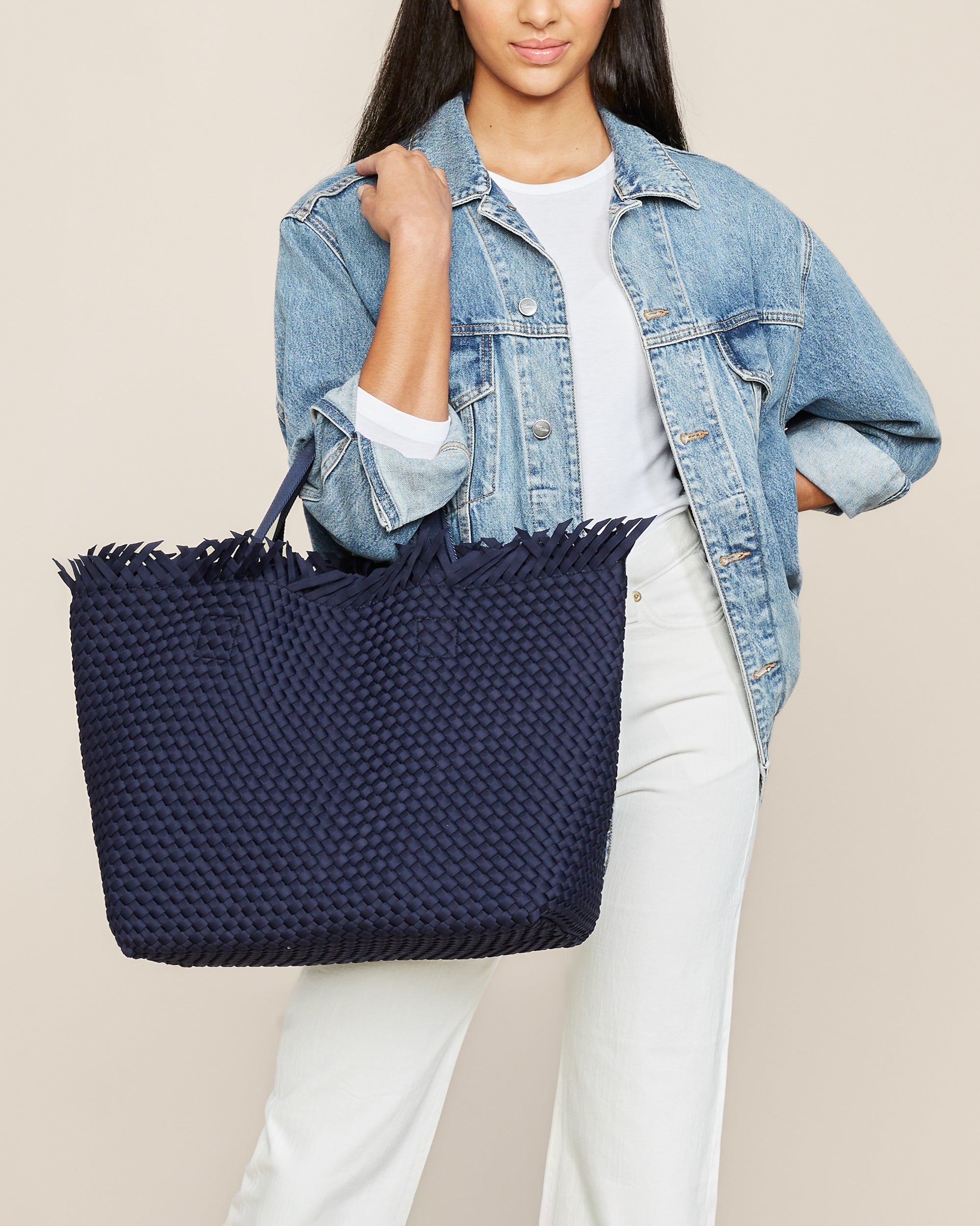 Grand sac fourre-tout Havana | Bleu encre