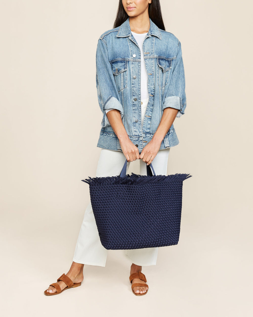 Grand sac fourre-tout Havana | Bleu encre
