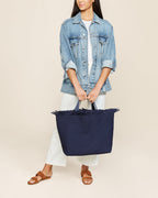 Grand sac fourre-tout Havana | Bleu encre