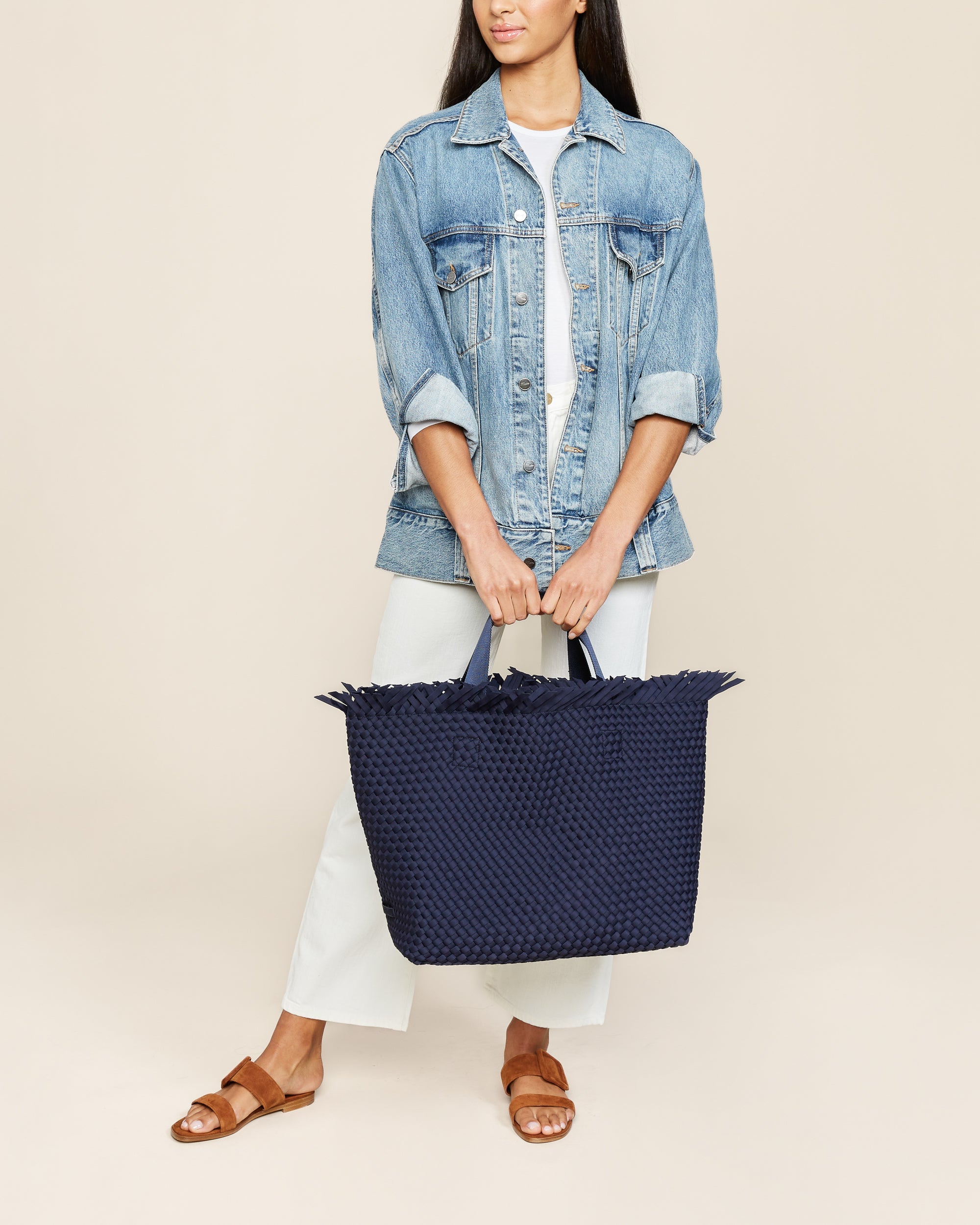 Grand sac fourre-tout Havana | Bleu encre
