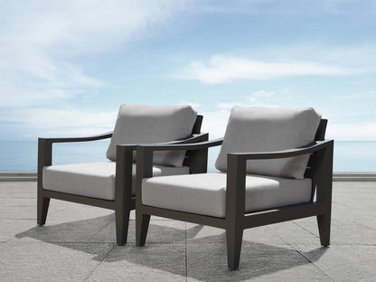 Fauteuil Hyland Hills (lot de 2) - Gris