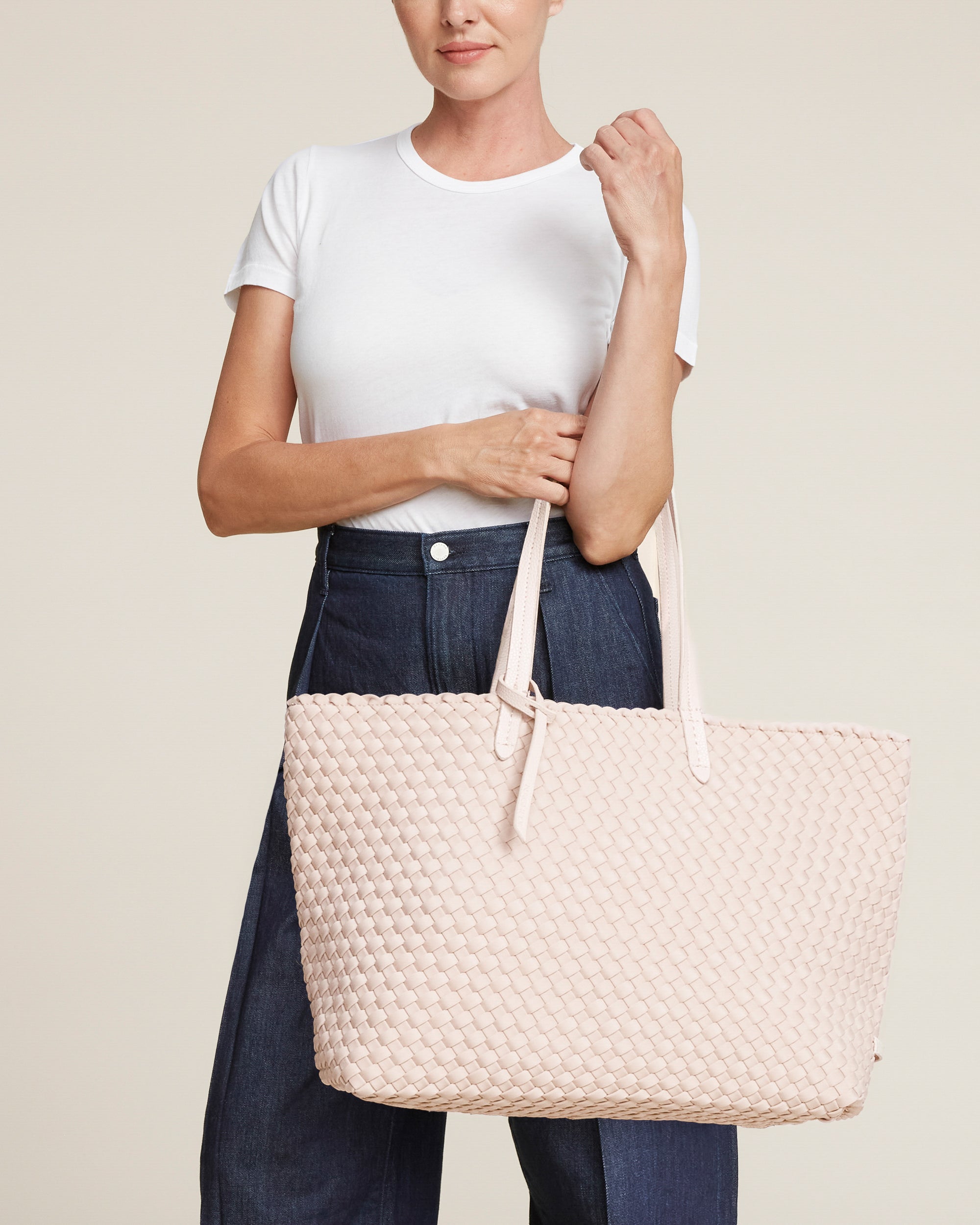 Grand sac fourre-tout Jetsetter | Rose coquillage
