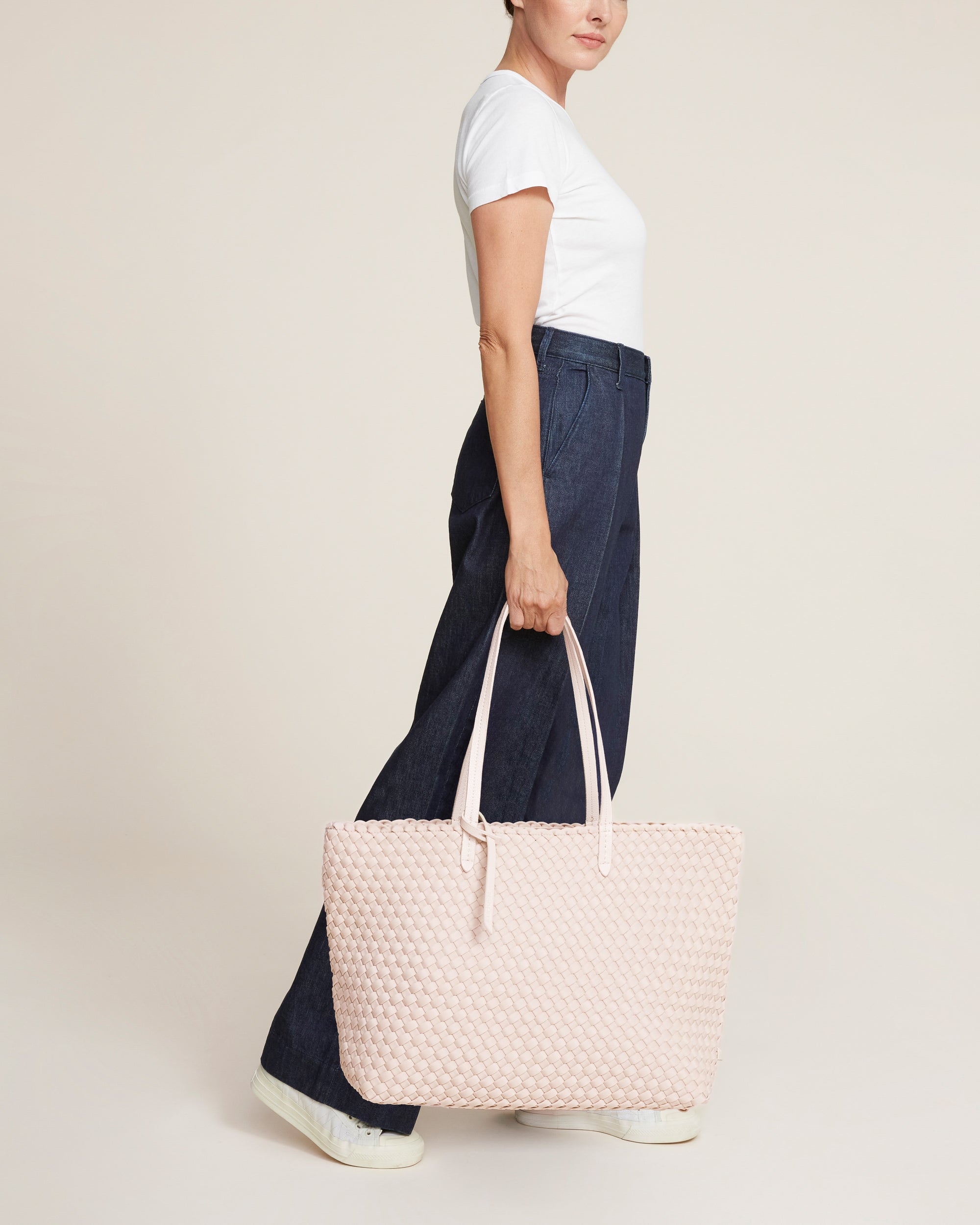 Grand sac fourre-tout Jetsetter | Rose coquillage