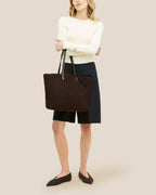 Petit sac fourre-tout Jetsetter | Chocolat
