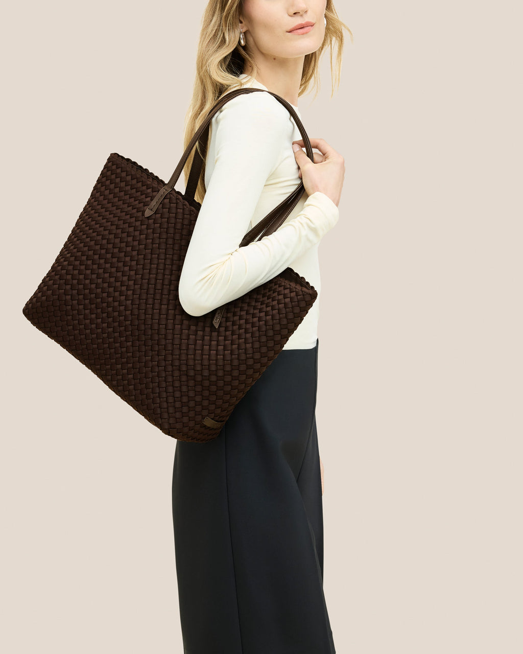 Petit sac fourre-tout Jetsetter | Chocolat