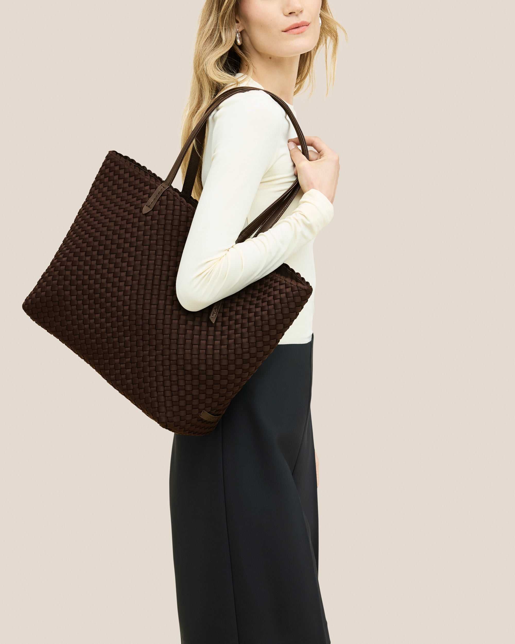 Petit sac fourre-tout Jetsetter | Chocolat