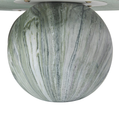 Table basse JoJo Fletcher Cosmo en faux marbre vert