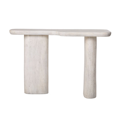 Table basse en faux travertin de Vienne