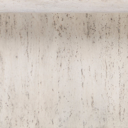 Table basse Vienne en faux travertin