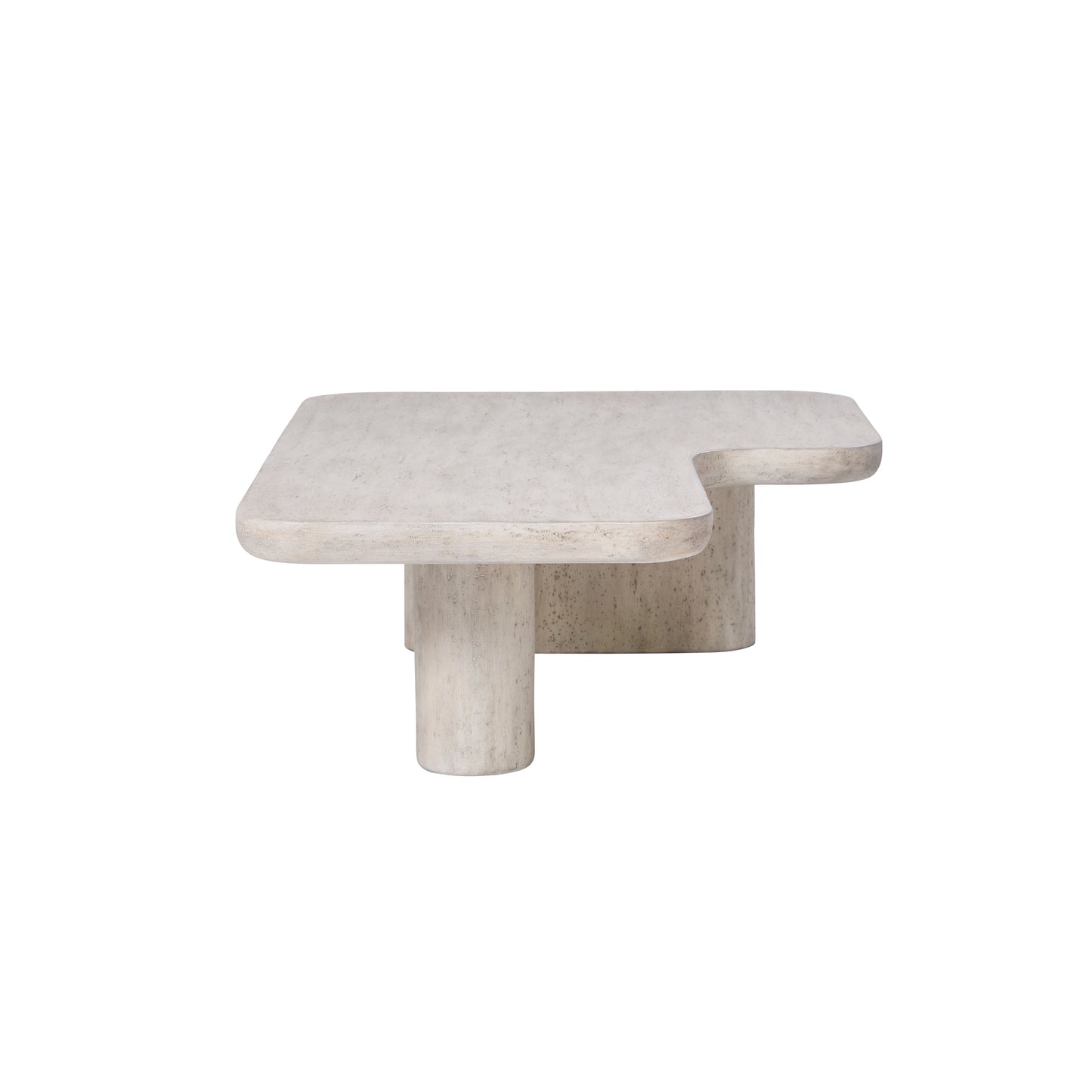 Table basse Vienne en faux travertin