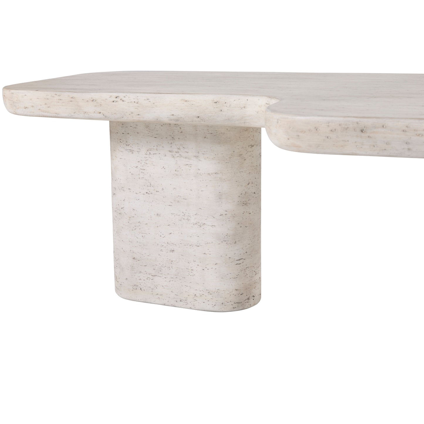 Table basse Vienne en faux travertin