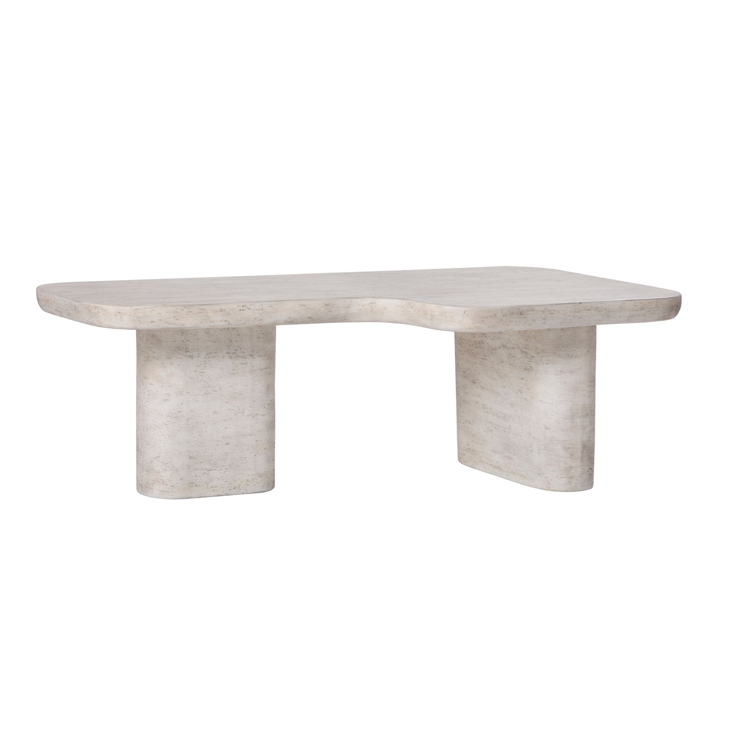 Table basse Vienne en faux travertin