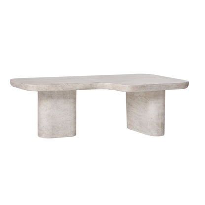 Table basse Vienne en faux travertin