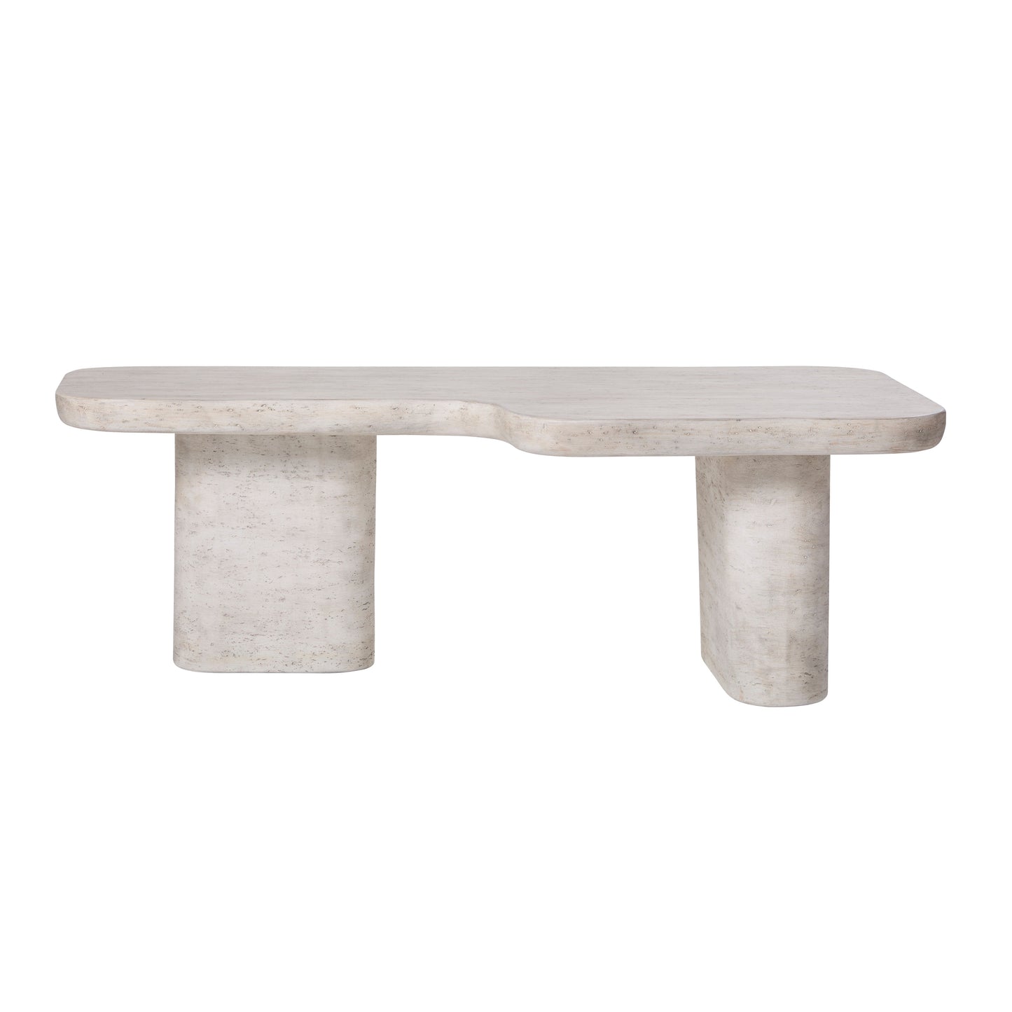 Table basse Vienne en faux travertin