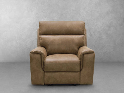 Fauteuil inclinable Lawrence en tissu - Camel