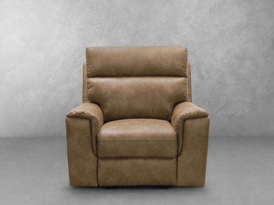 Fauteuil inclinable Lawrence en tissu - Camel