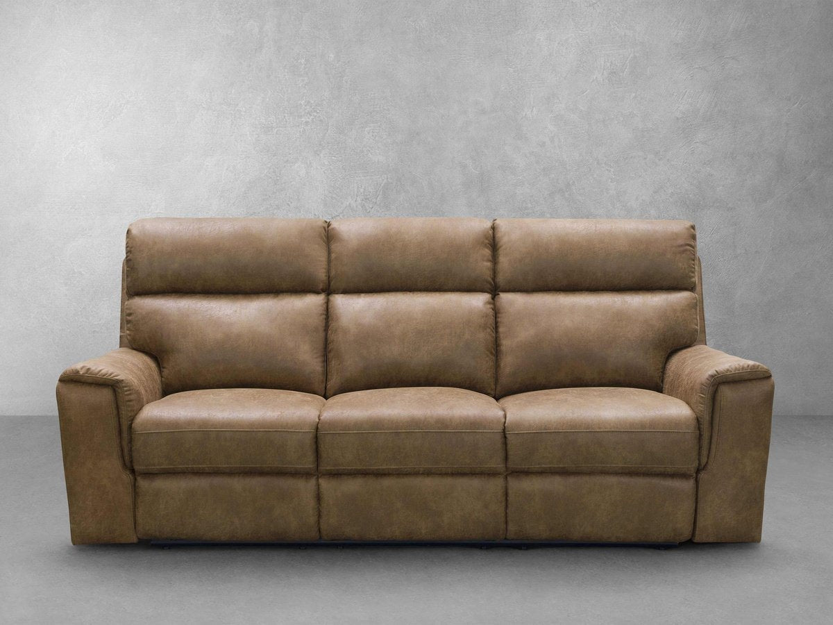 Canapé inclinable en tissu Lawrence - Camel