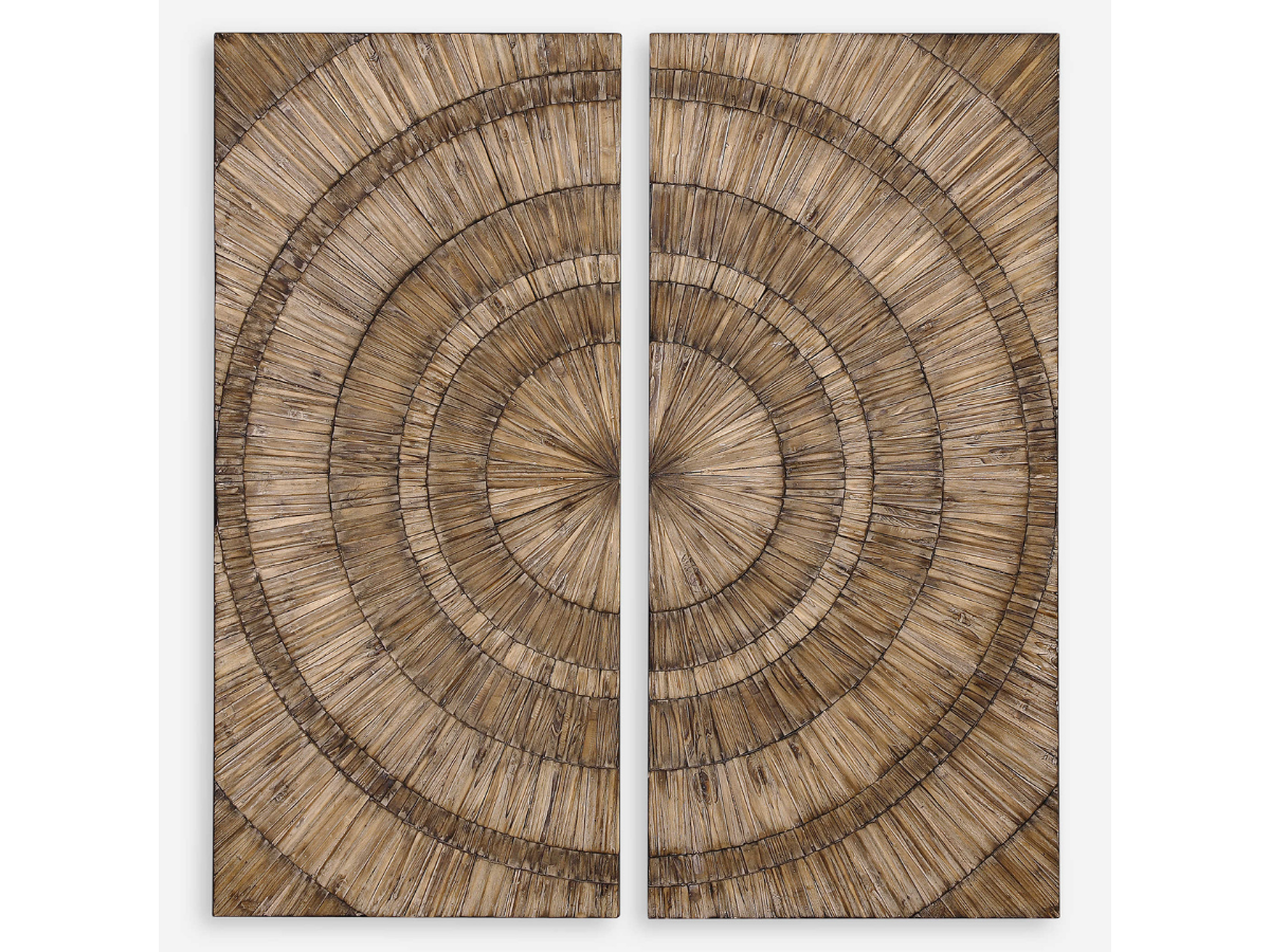 Décoration murale en bois Abbyson Home Leonidas