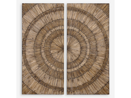 Décoration murale en bois Abbyson Home Leonidas