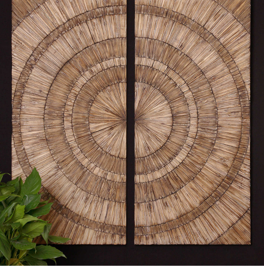 Décoration murale en bois Abbyson Home Leonidas