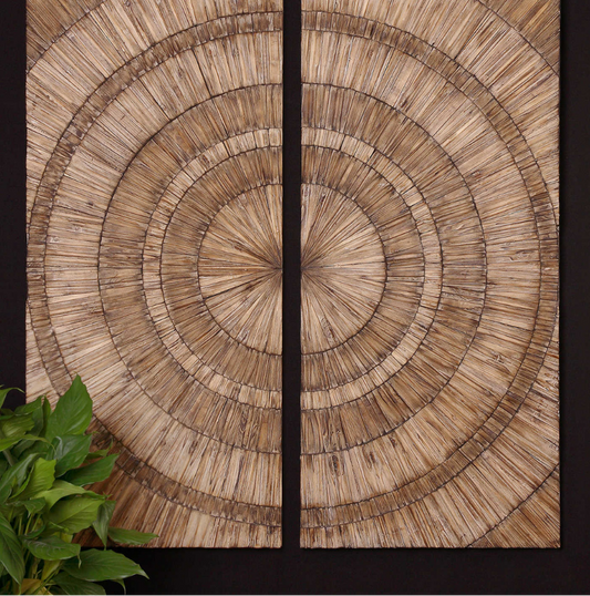 Décoration murale en bois Abbyson Home Leonidas