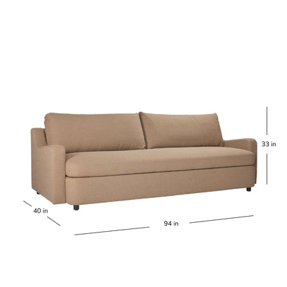 Canapé en tissu JoJo Fletcher Lucca