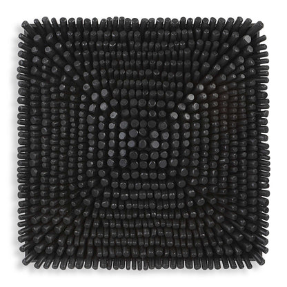 Panneau mural en bois noir Abbyson Home Portside