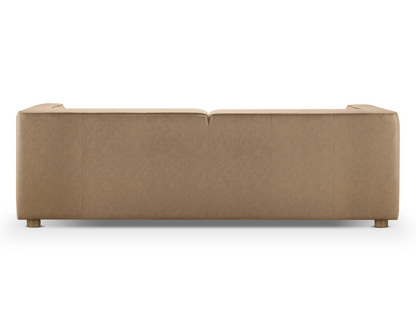 Canapé en cuir nubuck Matteo de JoJo Fletcher - Saddle