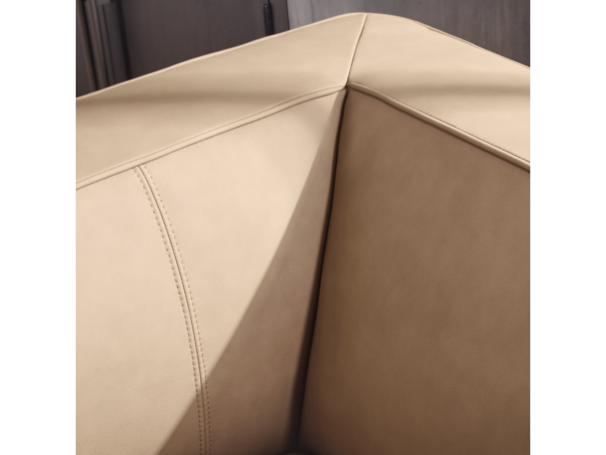 Canapé en cuir nubuck Matteo de JoJo Fletcher - Saddle