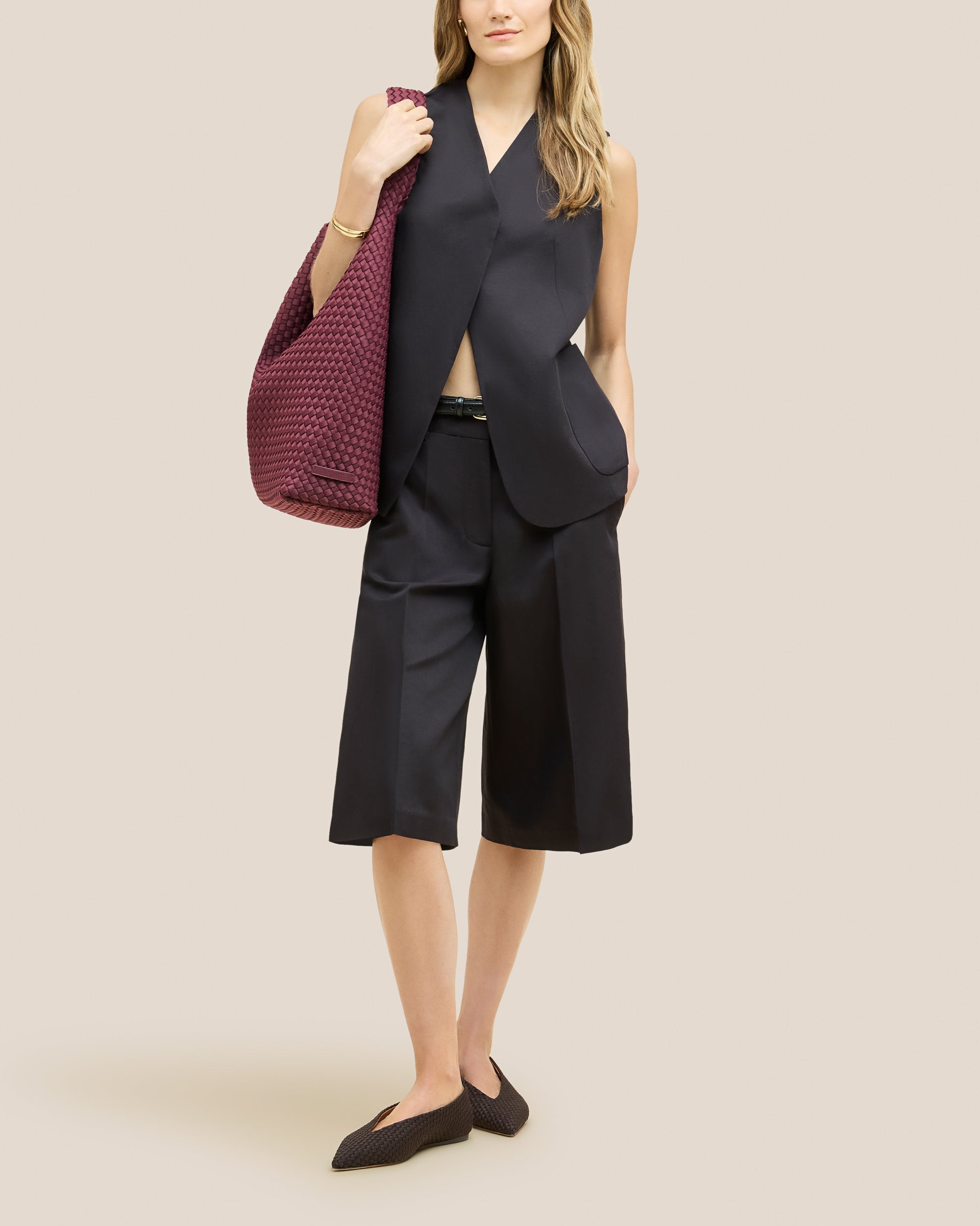 Grand sac hobo Nomad | Bordeaux