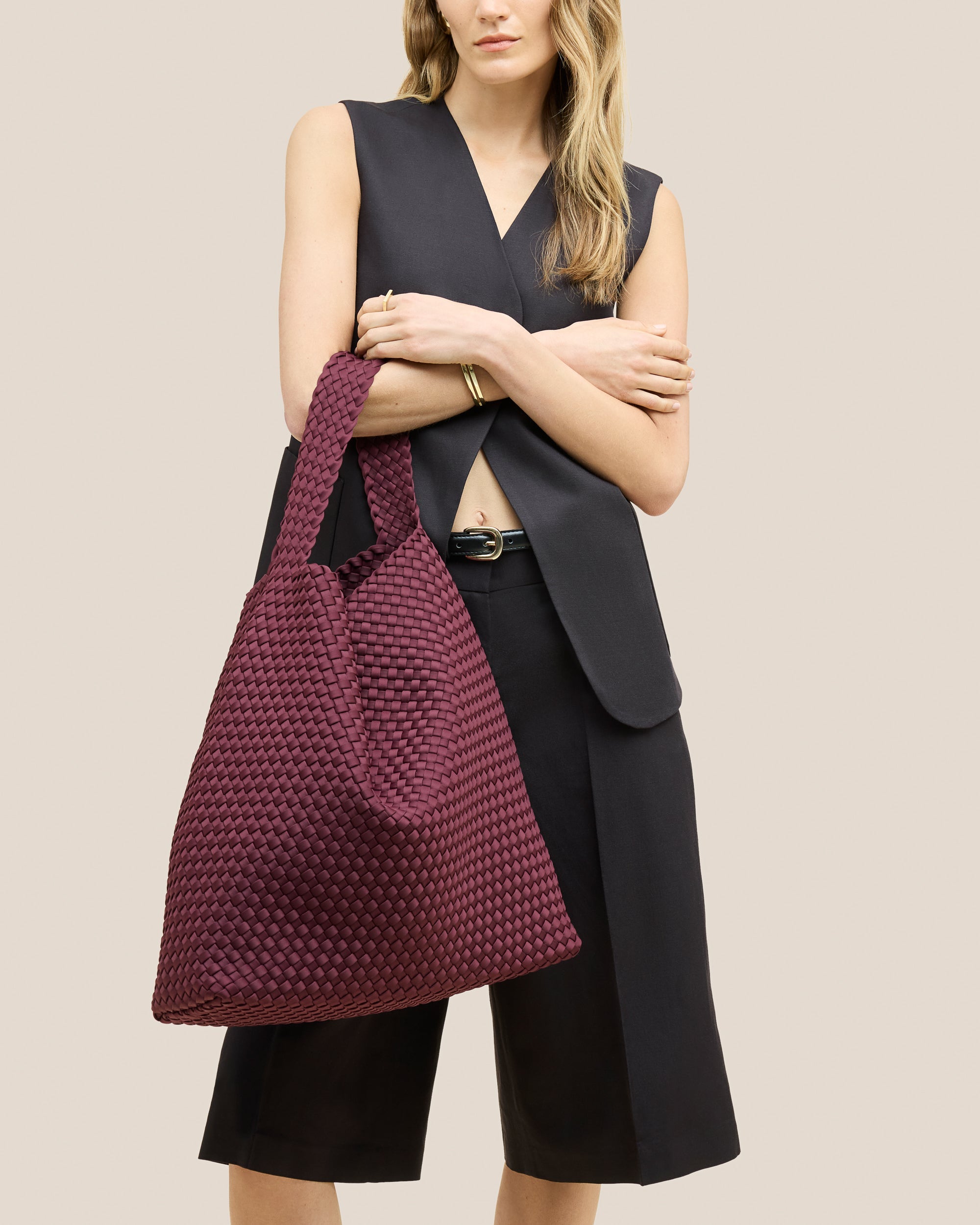 Grand sac hobo Nomad | Bordeaux