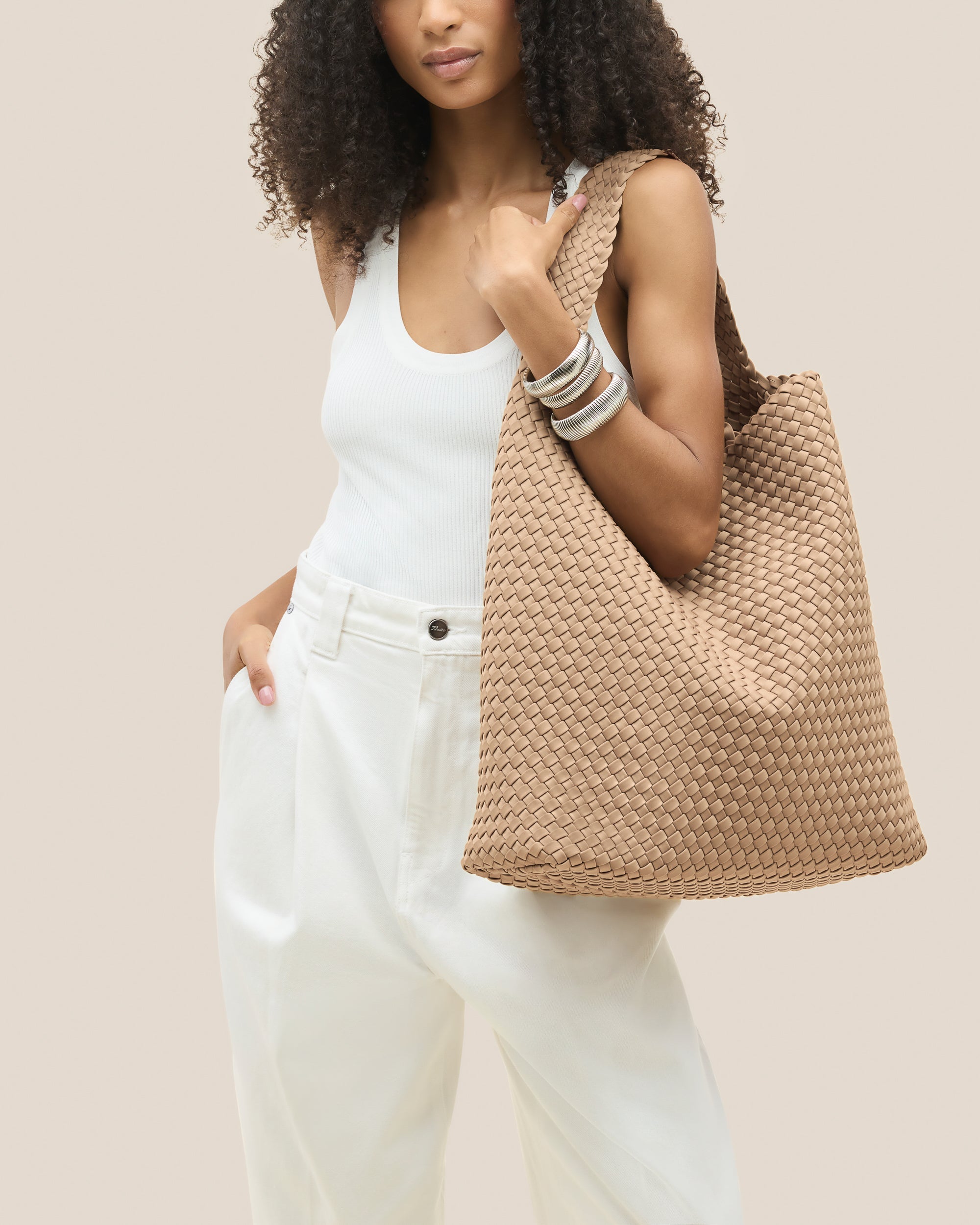 Grand sac hobo Nomad | Camel