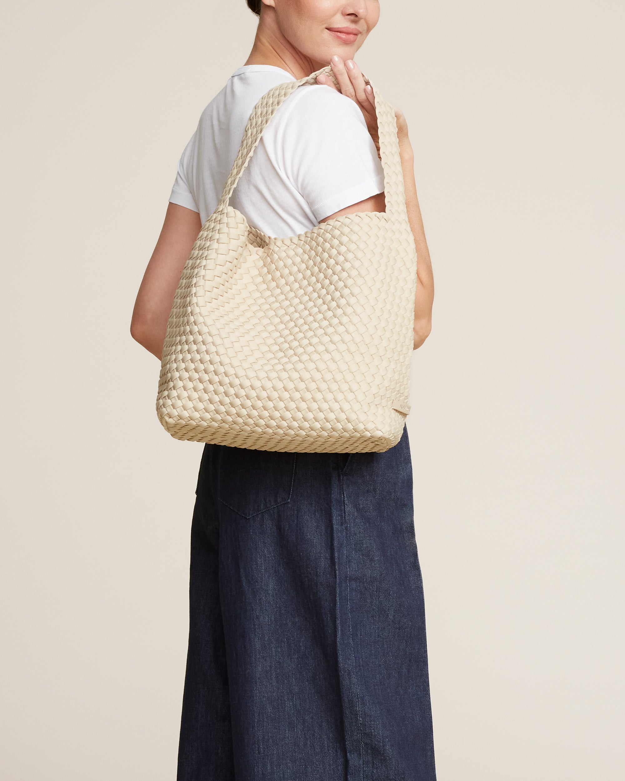 Sac hobo moyen Nomad | Écru