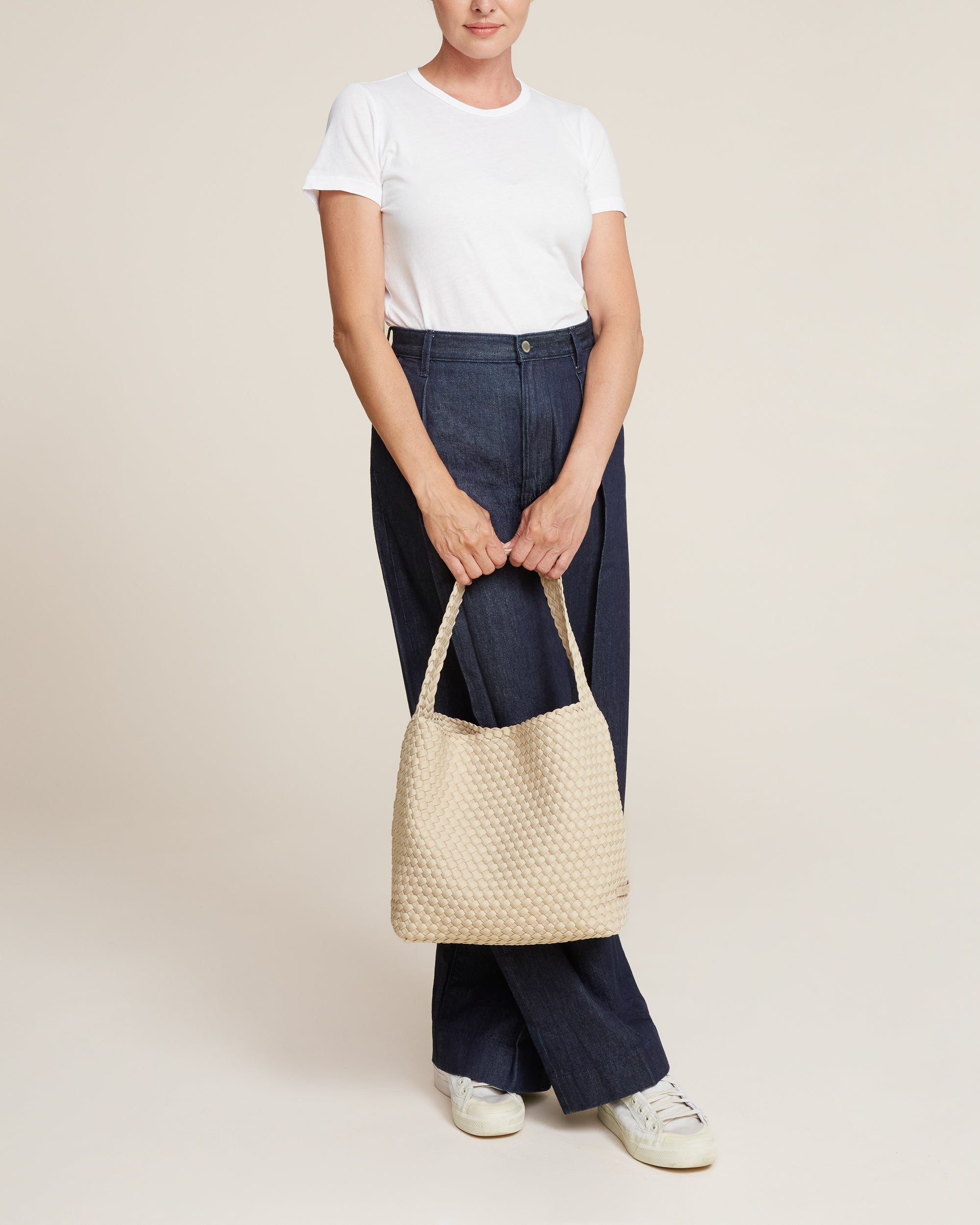 Sac hobo moyen Nomad | Écru