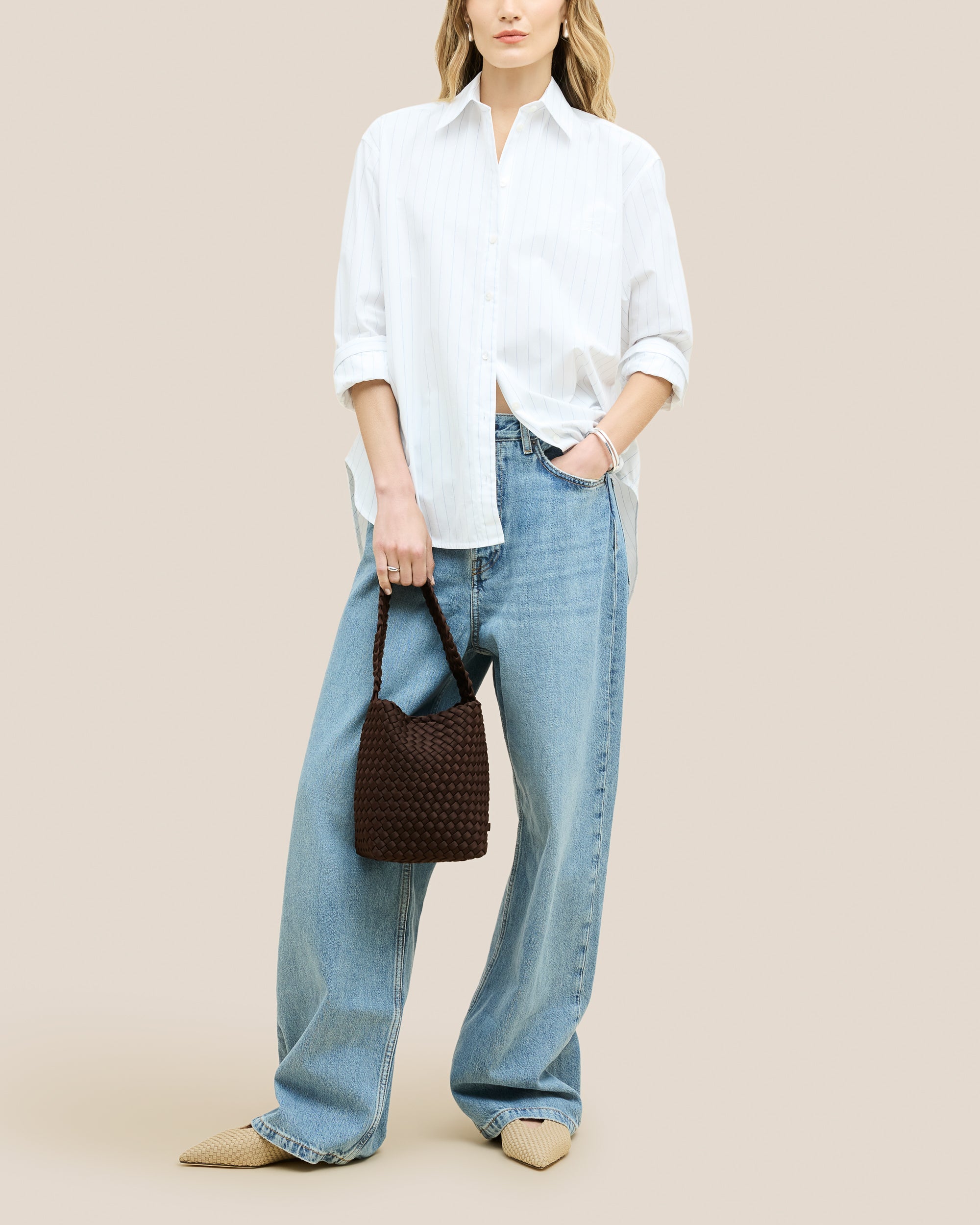 Petit sac hobo Nomad | Chocolat