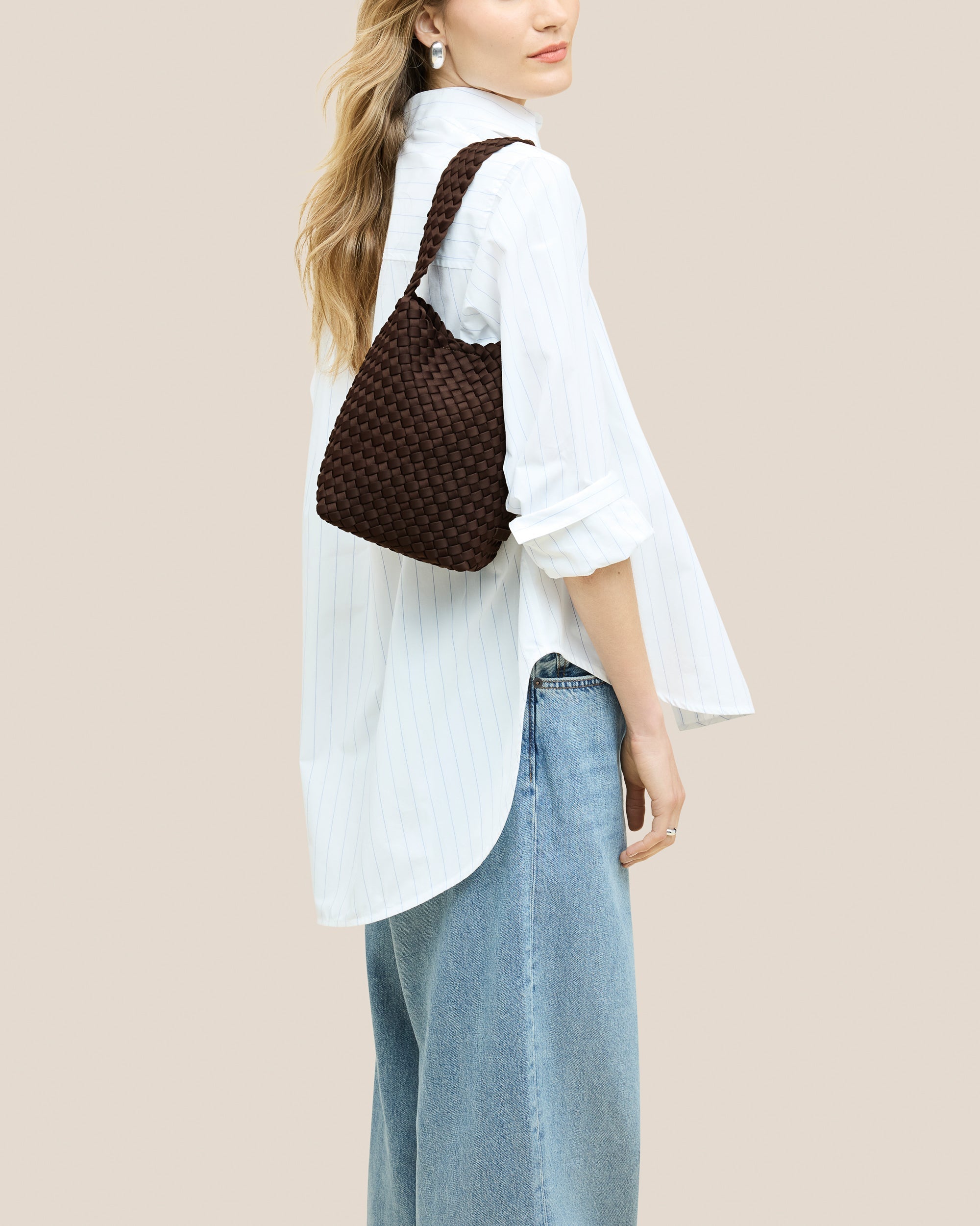 Petit sac hobo Nomad | Chocolat