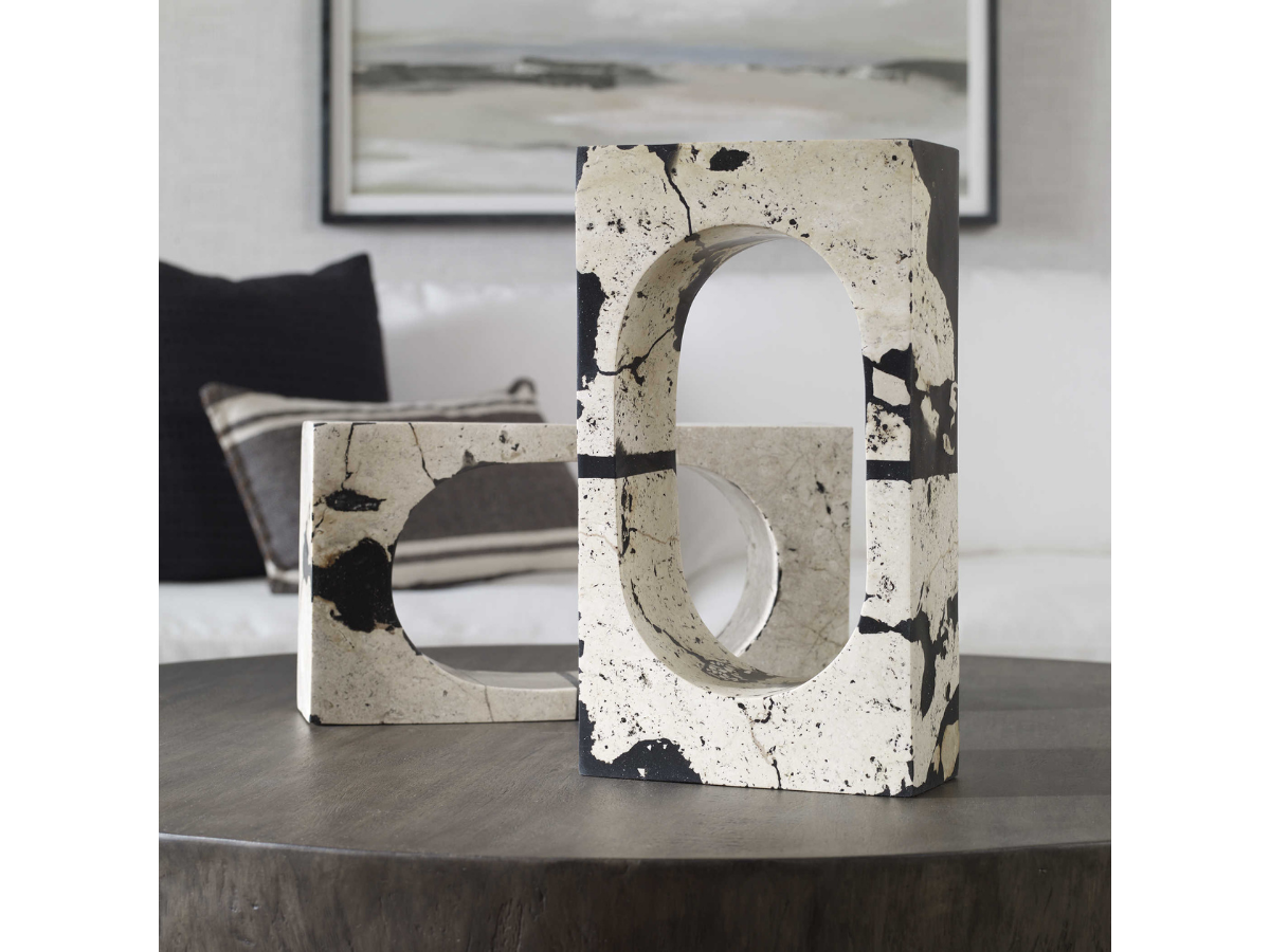 Sculpture en pierre de corail blanc Abbyson Home Nuovo