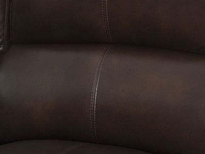 Canapé deux places en cuir Austin - Marron