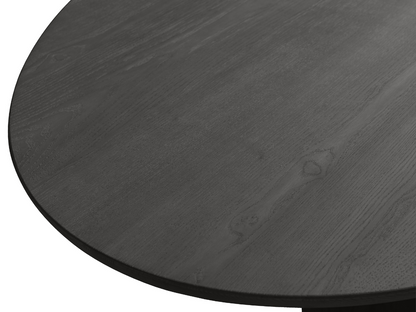 Table de salle à manger ovale Pauline en chêne noir de JoJo Fletcher (78 pouces)