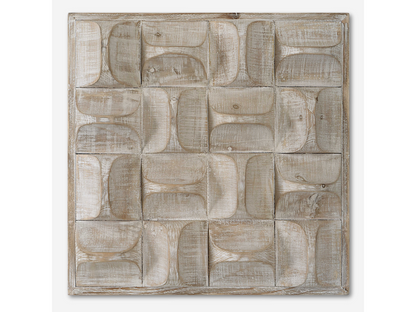 Décoration murale en bois Pierce d'Abbyson Home, naturelle