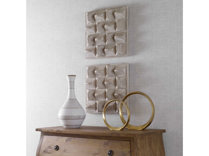 Décoration murale en bois Pierce d'Abbyson Home, naturelle