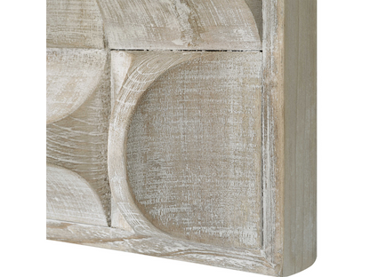 Décoration murale en bois Pierce d'Abbyson Home, naturelle