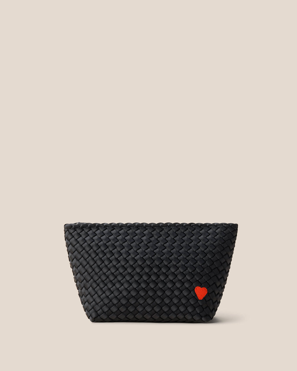 Grande trousse à maquillage Portofino en forme de cœur | Onyx